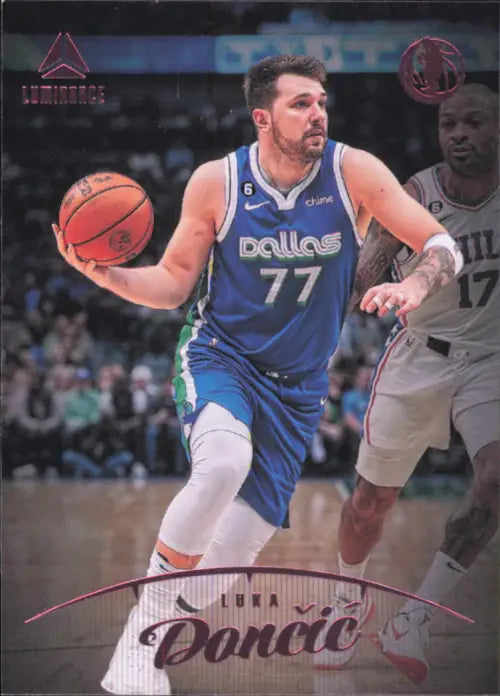 2022-23 Panini Chronicles Pink #143 Luka Doncic Luminance Dallas Mavericks NM-MT