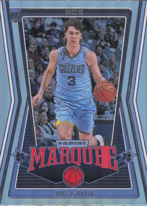 2022-23 Panini Chronicles #245 Jake LaRavia Marquee Rookie Grizzlies Card NM-MT