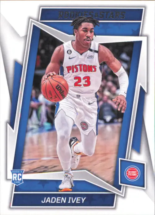 2022-23 Panini Chronicles #605 Jaden Ivey Rookies and Stars Pistons Card NM-MT