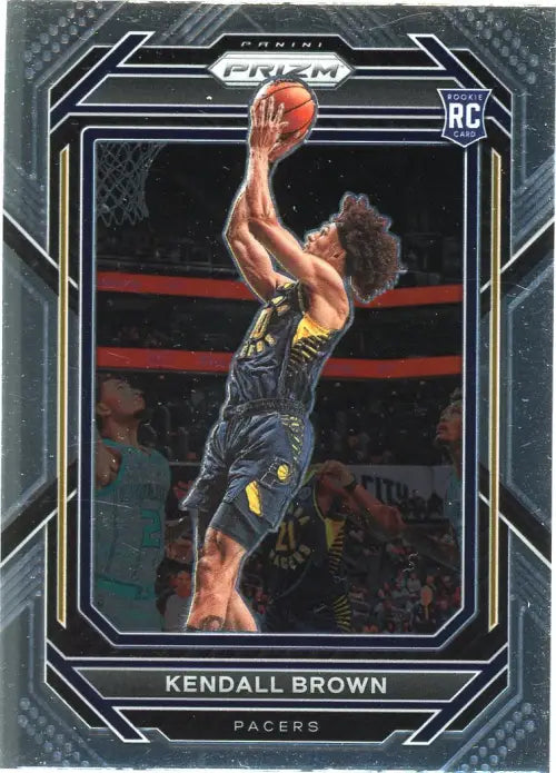 2022-23 Panini Prizm #225 Kendall Brown Rookie Indiana Pacers Basketball NM-MT