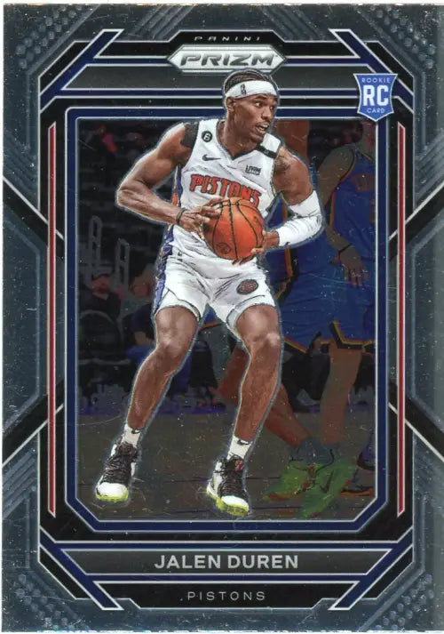 2022-23 Panini Prizm #239 Jalen Duren Rookie Detroit Pistons Basketball NM-MT