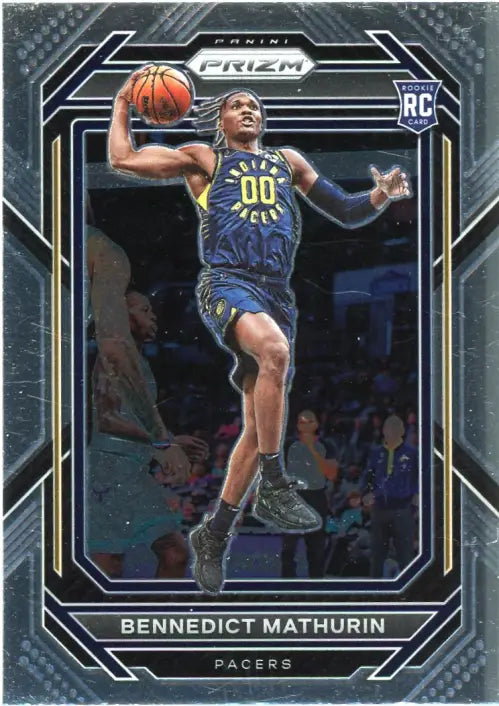 2022-23 Panini Prizm #254 Bennedict Mathurin Rookie Indiana Pacers Card NM-MT