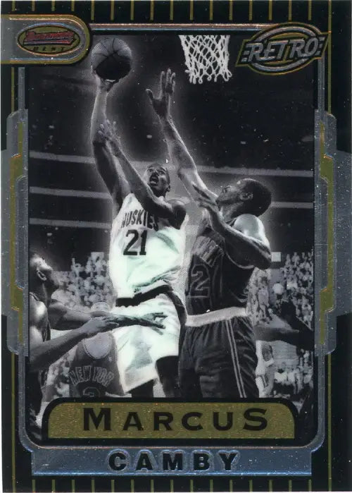 1996-97 Bowman’s Best #TB19 Marcus Camby Retro Toronto Raptors Basketball NM-MT