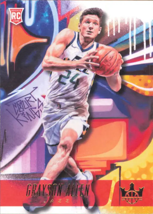 2018-19 Court Kings #164 Grayson Allen Rookie Utah Jazz Basketball Card NM-MT