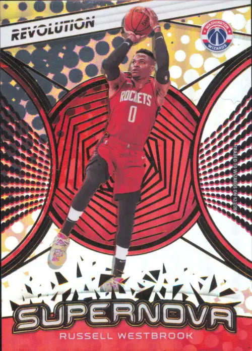 2020-21 Panini Revolution Supernova 8 Russell Westbrook Washington Wizards NM-MT