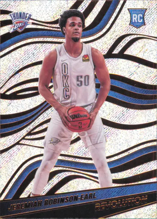 2021-22 Panini Revolution #123 Jeremiah Robinson Earl Rookie OKC Thunder NM-MT