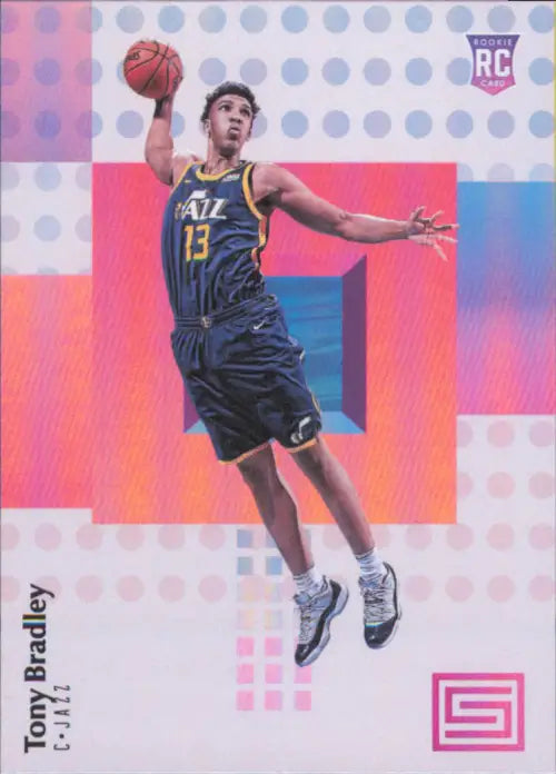 2017-18 Panini Status #117 Tony Bradley Rookie Utah Jazz Basketball Card NM-MT