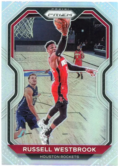 2020-21 Panini Prizm Silver #248 Russell Westbrook Houston Rockets Card NM-MT