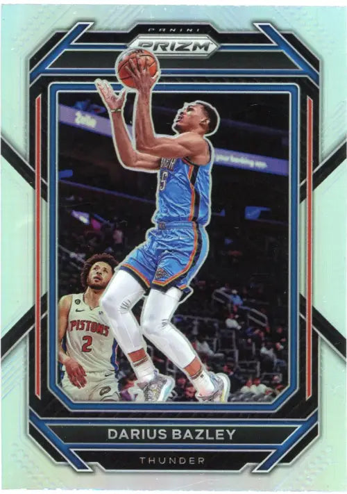 2022-23 Panini Prizm Silver #51 Darius Bazley Oklahoma City Thunder Card NM-MT