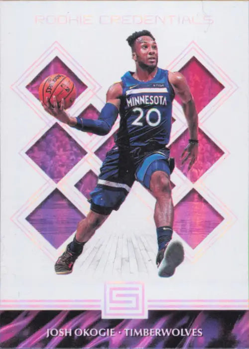 2018-19 Panini Status Rookie Credentials #14 Josh Okogie Timberwolves Card NM-MT