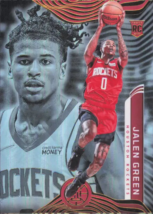 2021-22 Panini Illusions #152 Jalen Green Rookie Houston Rockets Card NBA NM-MT