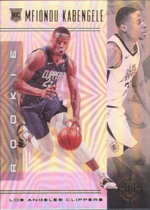 2019-20 Panini Illusions 160 Mfiondu Kabengele Rookie Los Angeles Clippers NM-MT