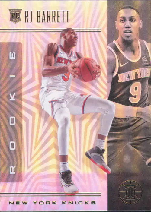 2019-20 Panini Illusions #171 RJ Barrett Rookie New York Knicks Basketball NM-MT