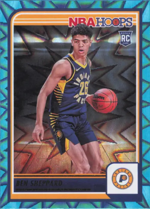 2023-24 Hoops Teal Explosion #261 Ben Sheppard Rookie Indiana Pacers Card NM-MT