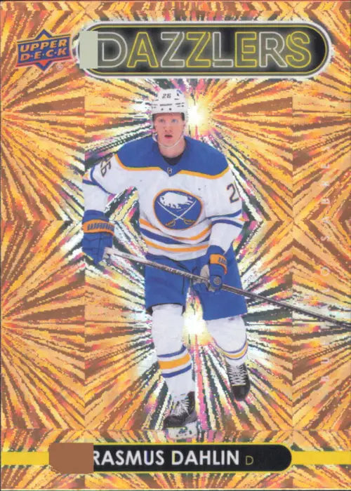 2022-23 Upper Deck Dazzlers Orange #DZ7 Jakub Voracek Buffalo Sabres Card NM-MT