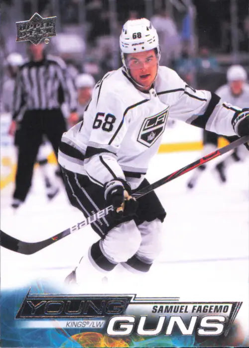 2022-23 Upper Deck #211 Samuel Fagemo Young Guns Rookie Los Angeles Kings NM-MT