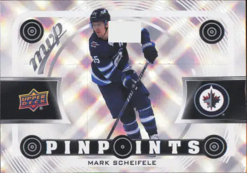 2022-23 Upper Deck MVP Pinpoints #PP4 Mark Scheifele Winnipeg Jets Hockey NM-MT