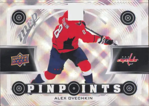 2022-23 Upper Deck MVP Pinpoints #PP8 Alex Ovechkin Washington Capitals NM-MT