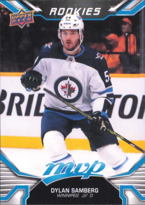 2022-23 Upper Deck MVP #233 Dylan Samberg SP Rookie Winnipeg Jets Hockey NM-MT