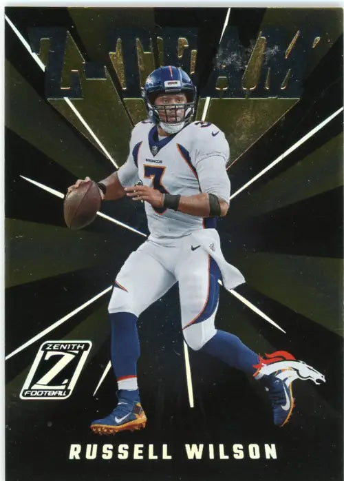 2022 Zenith Z Team #21 Russell Wilson Denver Broncos Football Card NFL NM-MT