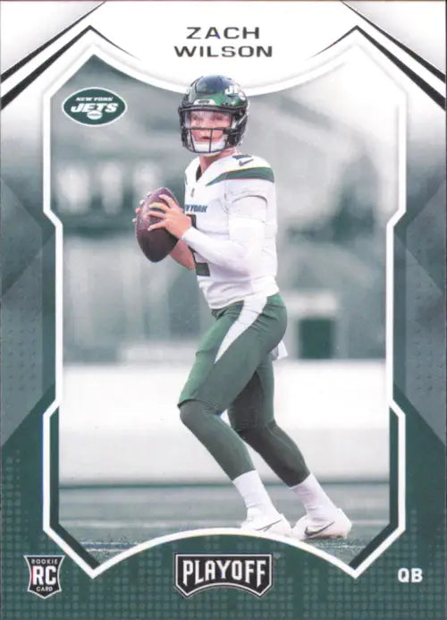 2021 Playoff #202 Zach Wilson Rookie New York Jets Football Card NFL Sport NM-MT