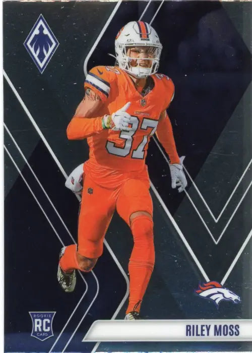 2023 Panini Phoenix #182 Riley Moss Rookie Denver Nuggets Football Card NM-MT