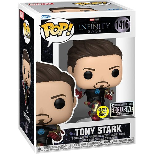 Tony Stark Funko Pop vinyl figure #1416, Iron Man 3, Entertainment Earth Exclusive