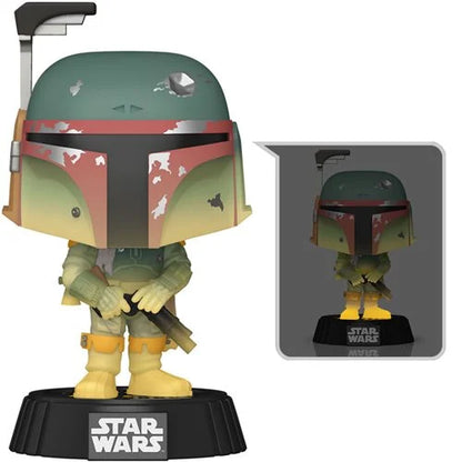 Star Wars Fett Legacy Boba Fett Glow-in-the-Dark Funko Pop Vinyl Figure with battle-worn armor