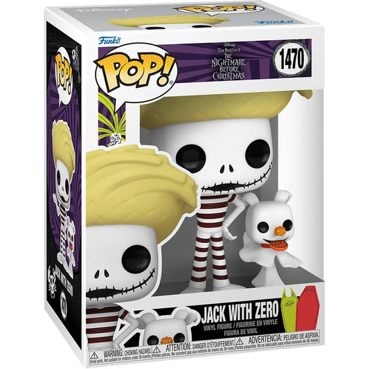 The Nightmare Before Christmas: Jack with Zero - Funko Pop!