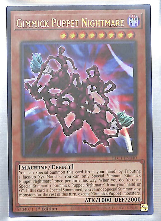 Yu-Gi-Oh trading card of Gimmick Puppet Nightmare from Battles of Legend Chapter 1