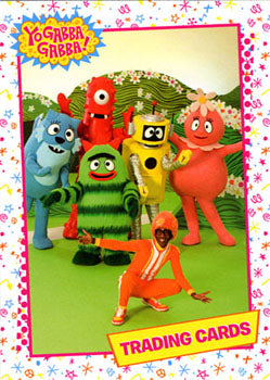 Yo Gabba Gabba! Unnumbered Promo Card featuring colorful characters from the show