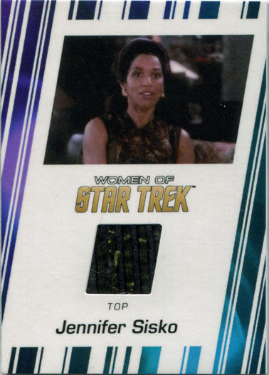 Trading card of Felecia Bell as Jennifer 1 from Star Trek Women of Star Trek series