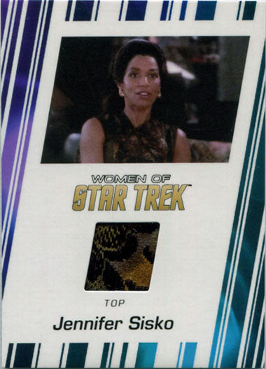 Trading card featuring Felecia Bell as Jennifer Sisko from Women of Star Trek series