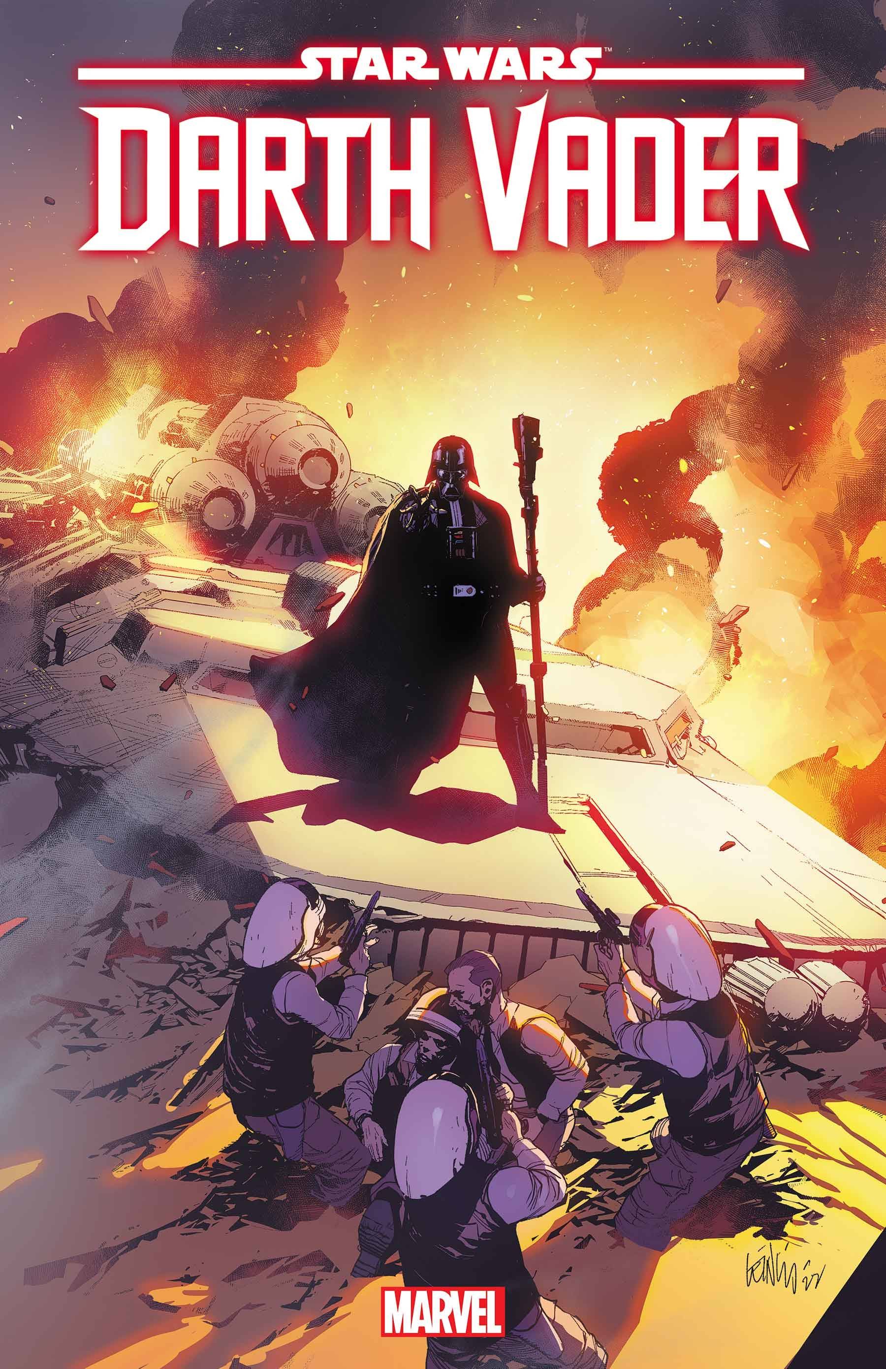 Star Wars Darth Vader #34 comic book cover featuring dramatic battle pose for collectors