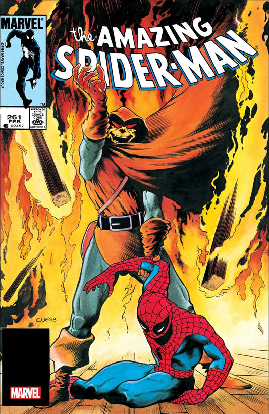 Classic Amazing Spider-Man #261 facsimile edition comic cover with Spider-Man and a villain