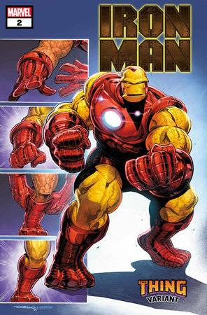 IRON MAN #2 IBAN COELLO THE THING VAR - Comics