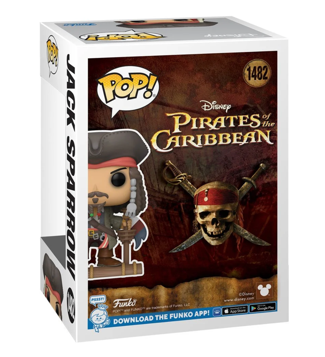 Specialty Series Pirates of the Caribbean Jack Sparrow (Opening) Funko Pop! Vinyl Figure #1482