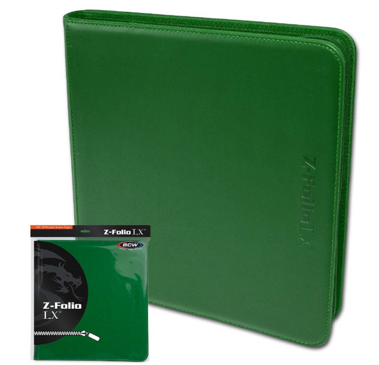 Z-Folio 12-Pocket LX Album - Green