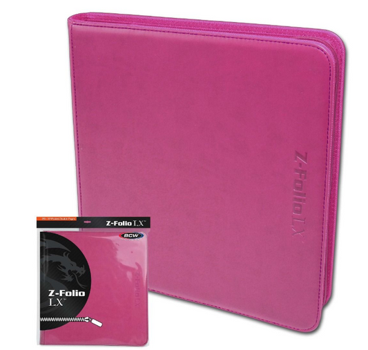 Z-Folio 12-Pocket LX Album - Pink