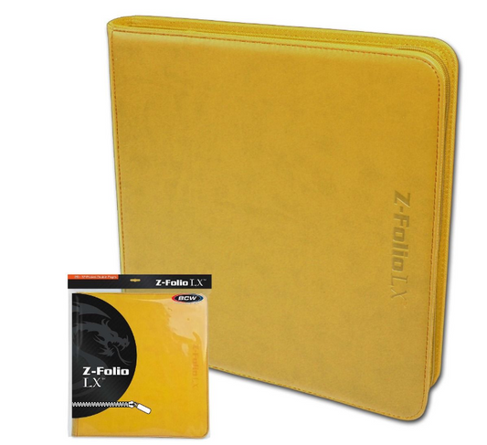 Z-Folio 12-Pocket LX Album - Yellow