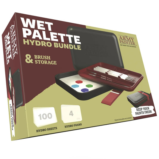 Wet Palette Hydro Bundle with brush storage and painting supplies from Army Painter