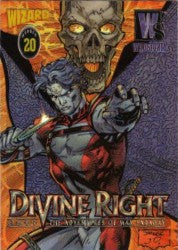 Menacing skeletal figure with glowing eyes on Wizard Chromium Series #20 promo card