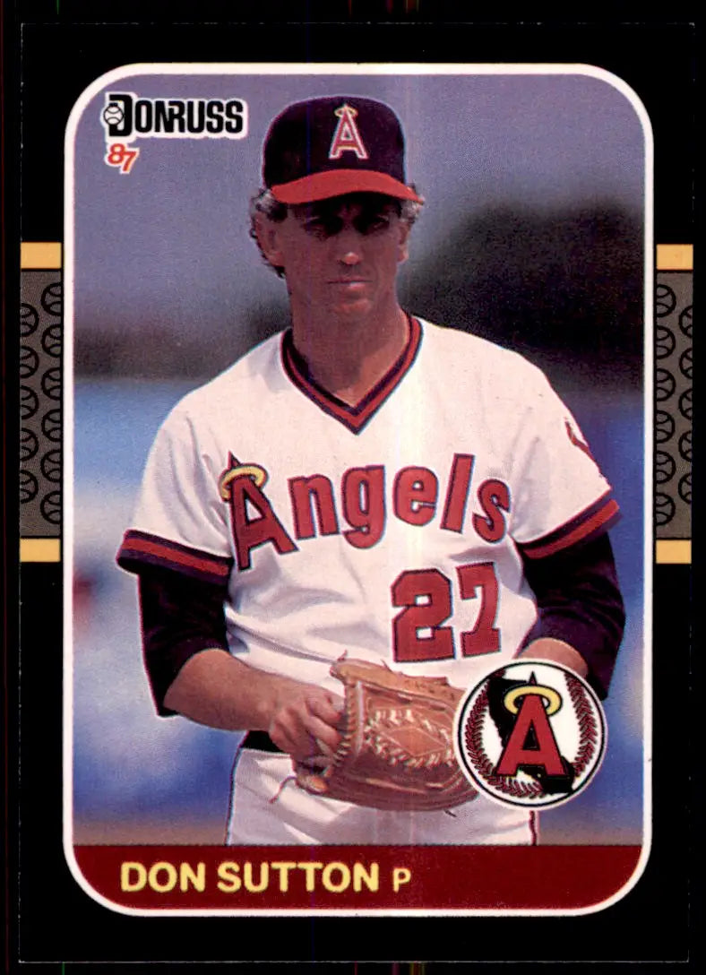 1987 Donruss Don Sutton California Angels #181