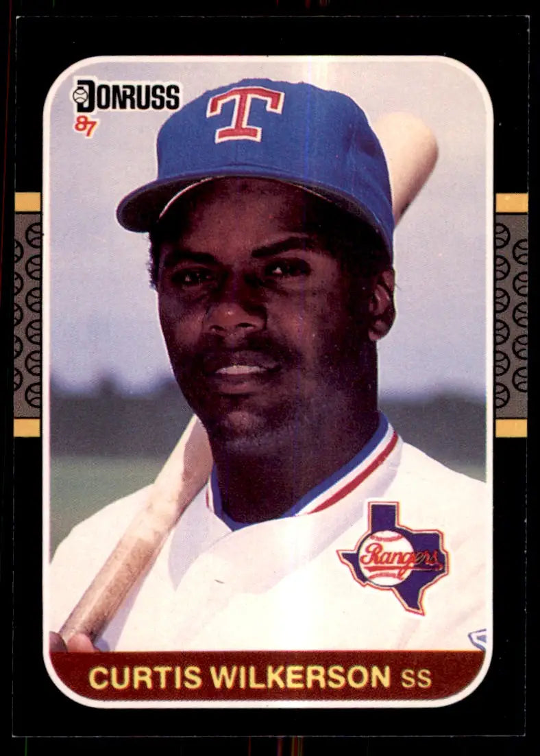 1987 Donruss Curtis Wilkerson Texas Rangers #223