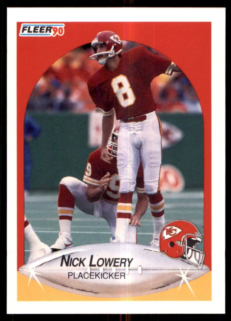 1990 Fleer Nick Lowery Kansas City Chiefs #202