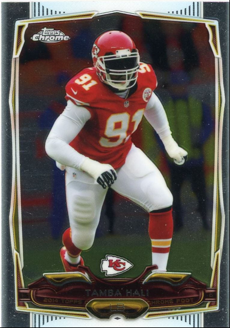 2014 Topps Chrome Tamba Hali Kansas City Chiefs #21