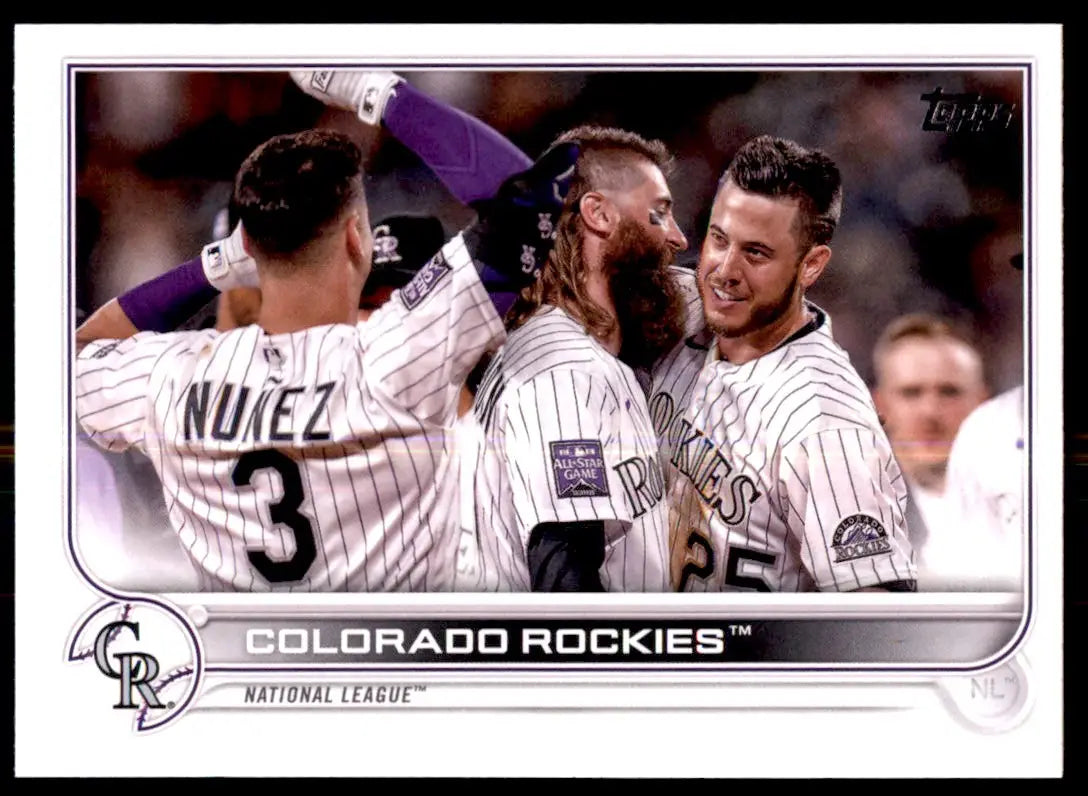 2022 Topps Colorado Rockies Colorado Rockies #222