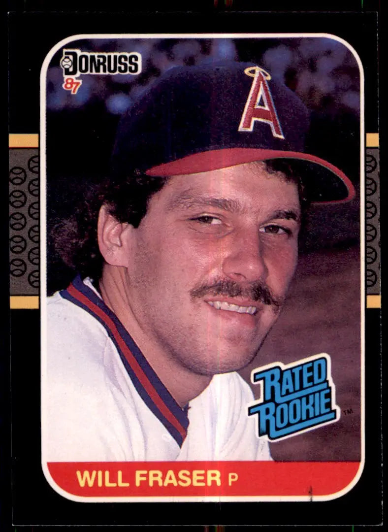 1987 Donruss Will Fraser Rookie California Angels #40