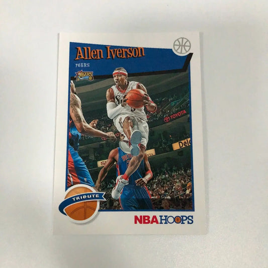 Allen Iverson 2019–20 Hoops #285 Philadelphia 76ers Basketball Card for collectors