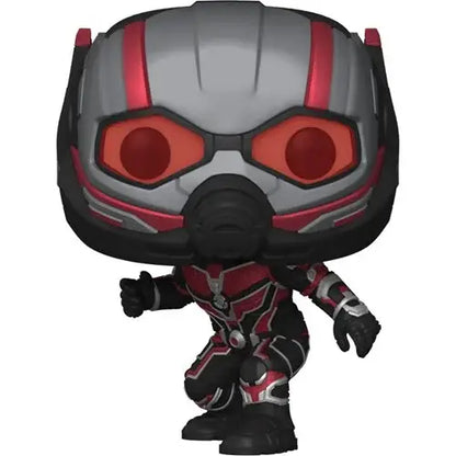 Ant-Man Funko Pop figure in black and red quantum suit with glowing red eyes